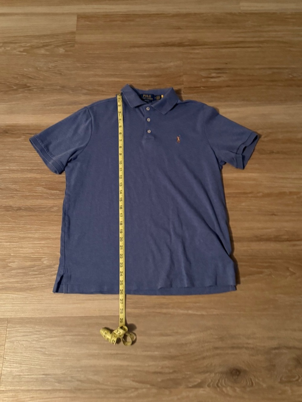 Polo by Ralph Lauren | Medium Blue Men’s Classic Fit Polo Shirt - Picture 4 of 4